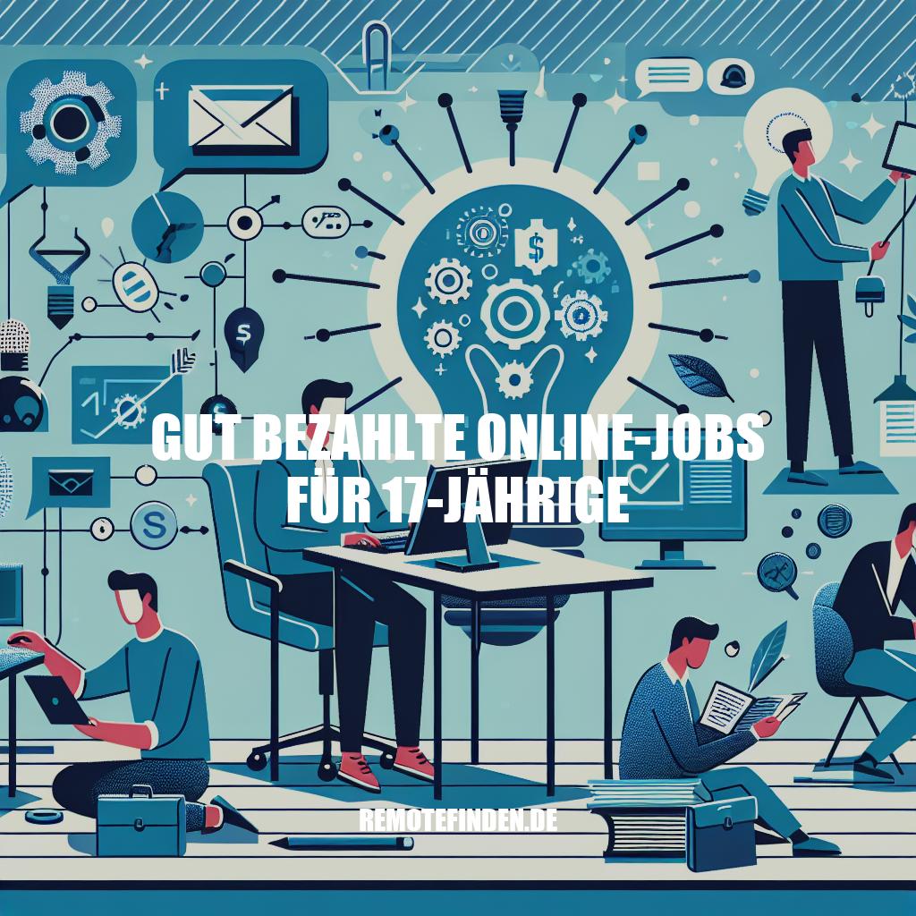 Die besten gut bezahlten Online-Jobs für 17-Jährige